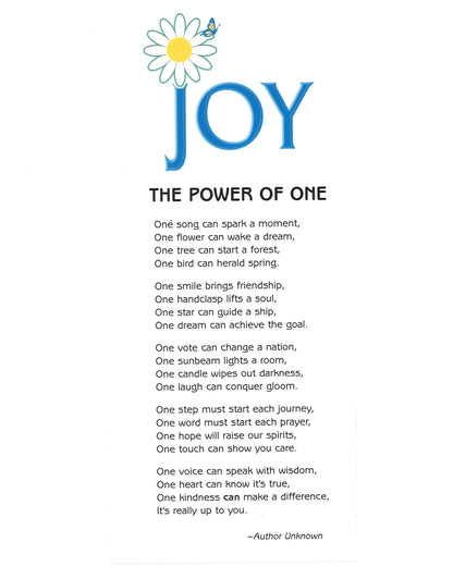 Charting A Course For JOYful Living: Another Treasure Chest of Gems for Your Self - Discovery (Large Print & Signed)