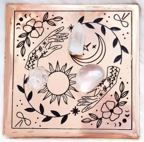 Copper Crystal Charging Plate Goddess Provisions