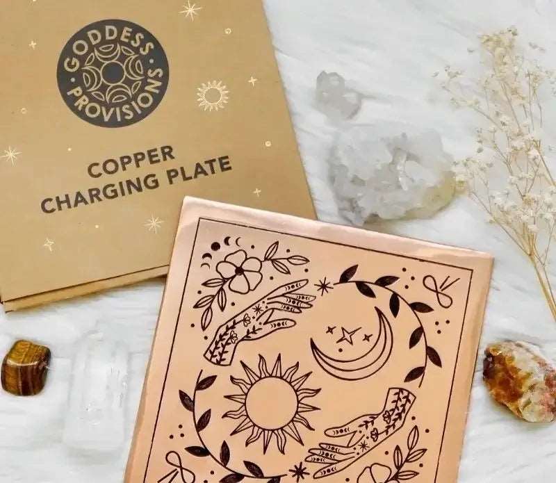 Copper Crystal Charging Plate Goddess Provisions