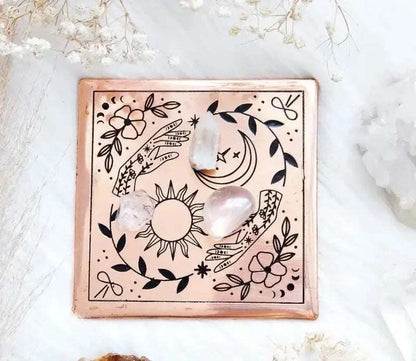 Copper Crystal Charging Plate Goddess Provisions