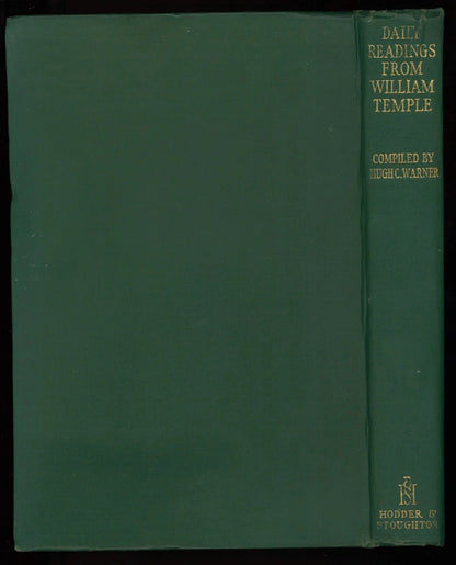 Daily Readings from William Temple - The Bookstore