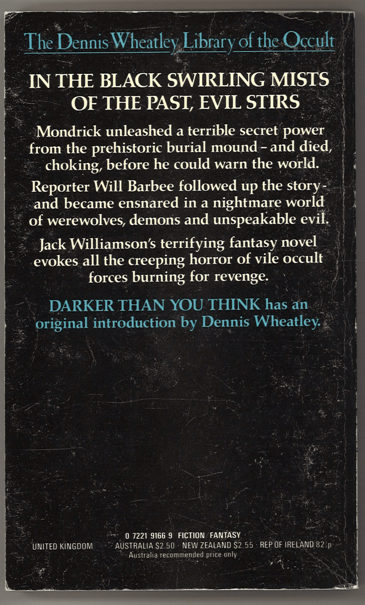 Darker Than You Think: The Classic Novel of Occult Terror (1976) - The Bookstore