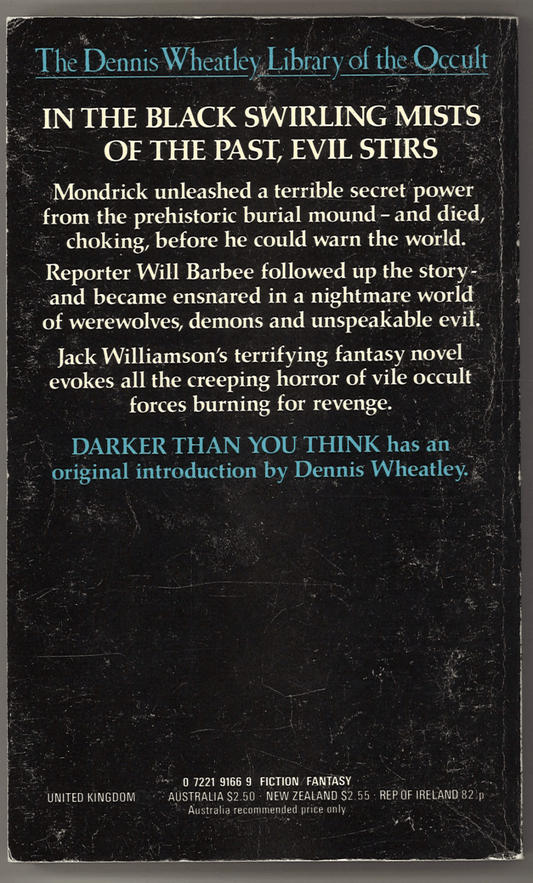 Darker Than You Think: The Classic Novel of Occult Terror (1976) - The Bookstore