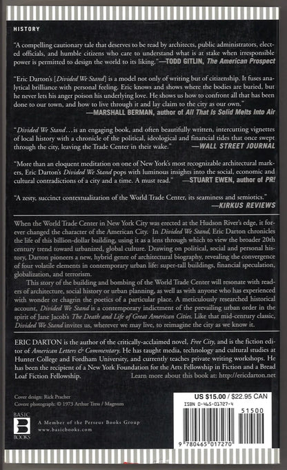 Divided We Stand: A Biography Of New York's World Trade Center - The Bookstore