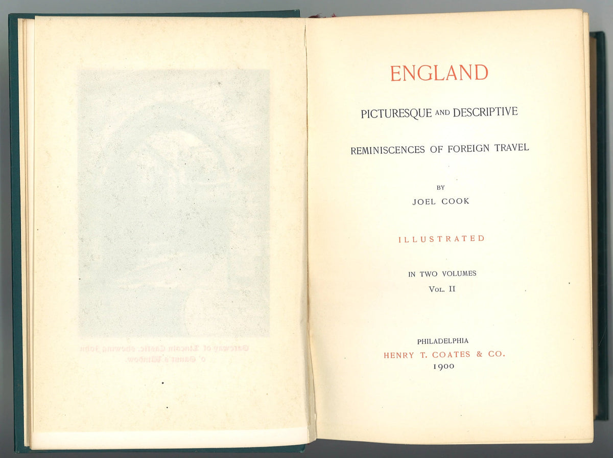 England: Picturesque and Descriptive Volume II Joel Cook
