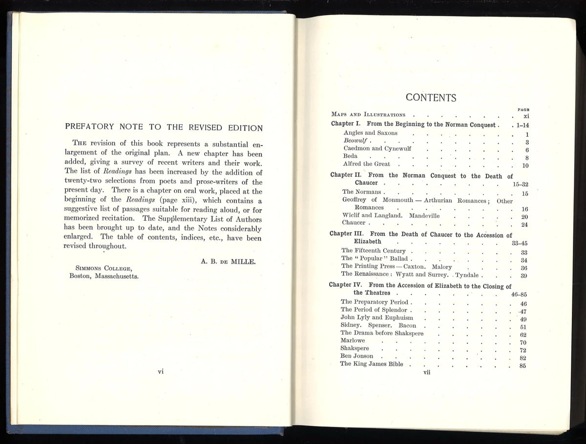 English Literature With Readings: New Edition including Recent Authors (1951) - The Bookstore