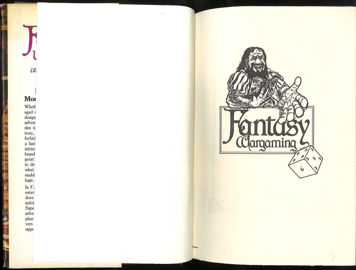 Fantasy Wargaming  (D&D) ed. Bruce Galloway The Bookstore 1