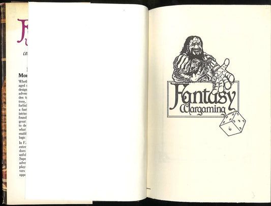 Fantasy Wargaming  (D&D) ed. Bruce Galloway The Bookstore 1