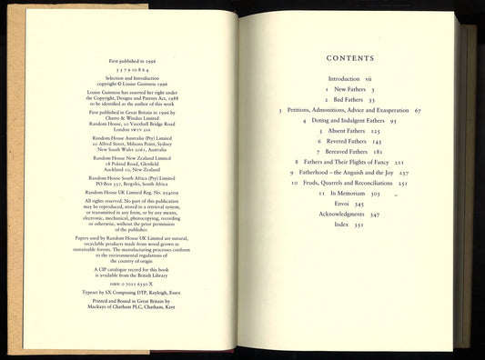Fathers An Anthology - The Bookstore