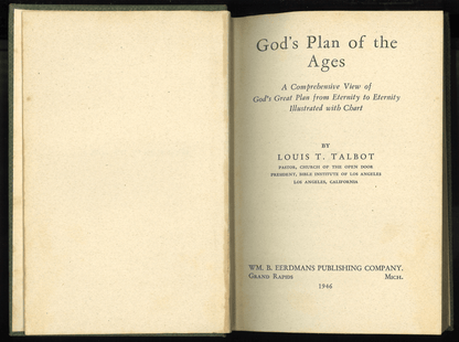 God's Plan of The Ages: From Genesis Through Revelation (1946) - The Bookstore