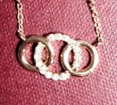 Gold Interlocking Circle Necklace My Store