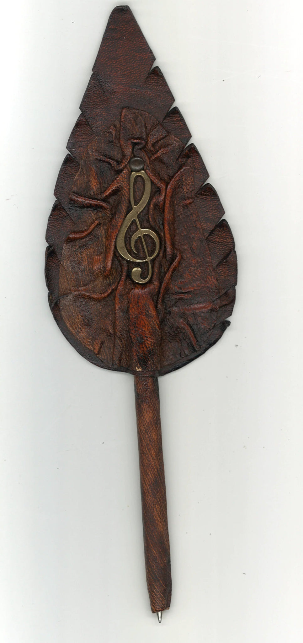 Gothic Handcrafted Leather Pen ML Marcaleather
