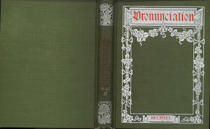 Hand-Book of Pronounciation and Phonetic Analysis by John H. Bechtel My Store