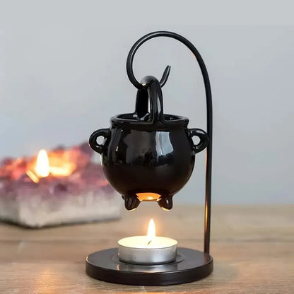 Hanging Cauldron Wax/Oil Melter Paisley