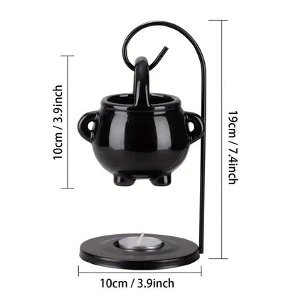 Hanging Cauldron Wax/Oil Melter Paisley