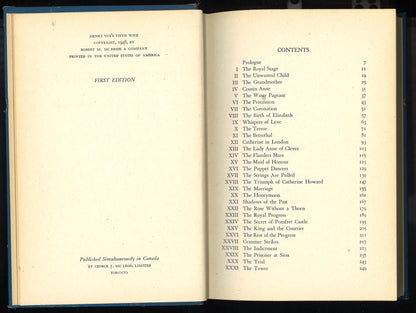 Henry VIII’s Fifth Wife: The Story of Catherine Howard (1948) First Edition - The Bookstore