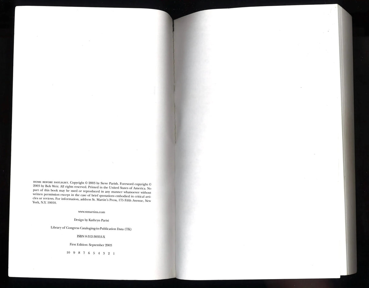 Home Before Daylight: My Life on the Road with the Grateful Dead (Advanced Uncorrected Proof) - The Bookstore