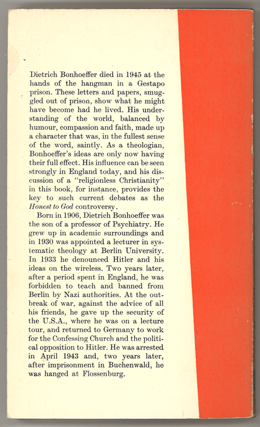 Letters and Papers From Prison - The Bookstore