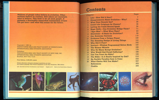 Life - How Did It Get Here? By Evolution or By Creation? - The Bookstore