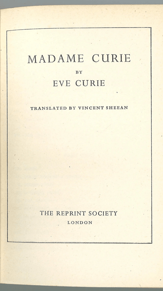 Madame Curie - The Bookstore