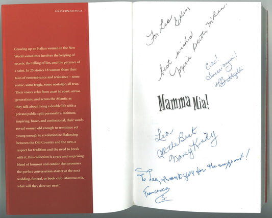 Mamma Mia!: Good Italian Girls Talk Back  (Signed) Maria McLean