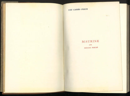 Maurine & Other Poems E. W. Wilcox