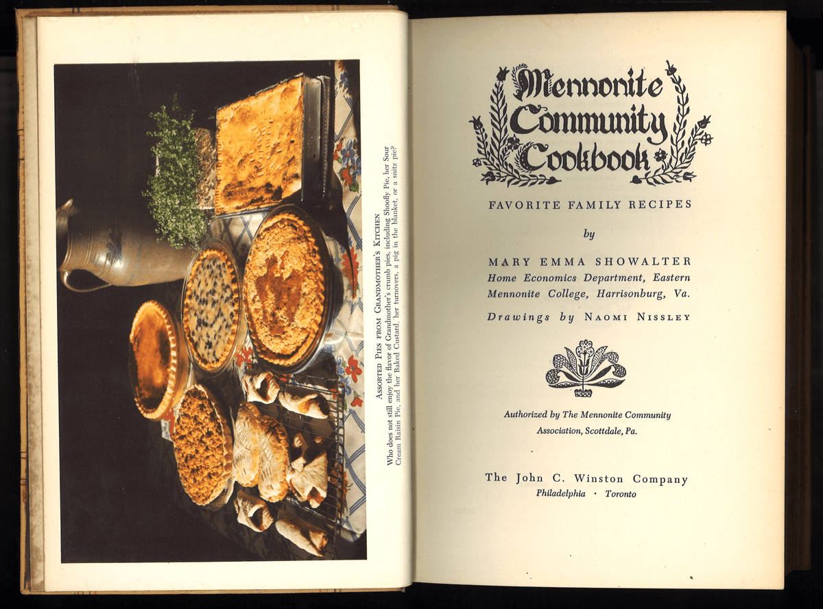 Mennonite Community Cookbook: Favorite Family Recipes - The Bookstore