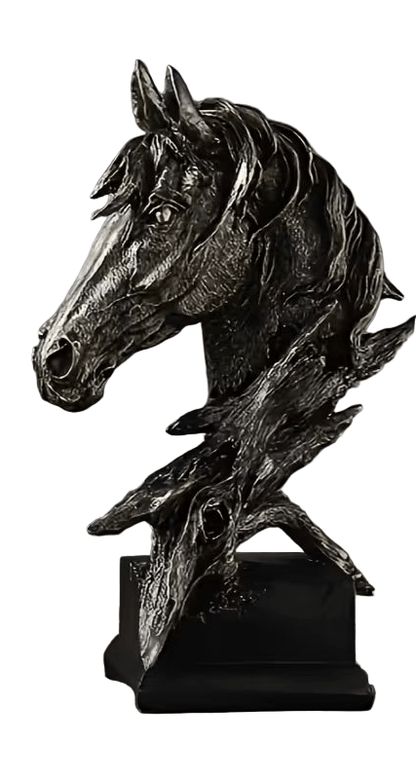 Mini Horse Head Sculpture - The Bookstore
