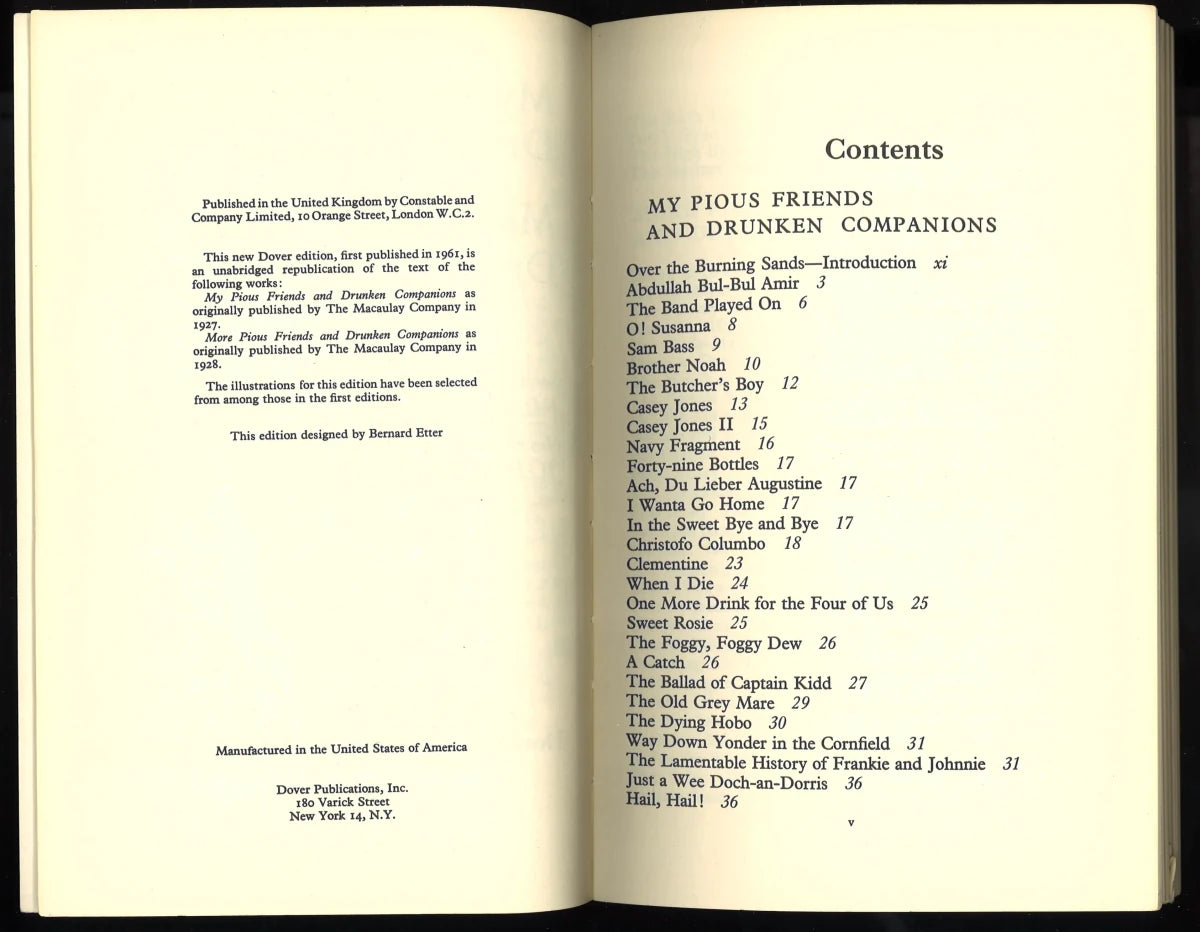 My Pious Friends and Drunken Companions AND More Pious Friends and Drunken Companions - The Bookstore