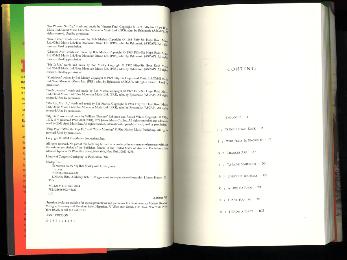 No Woman No Cry: My Life with Bob Marley - The Bookstore