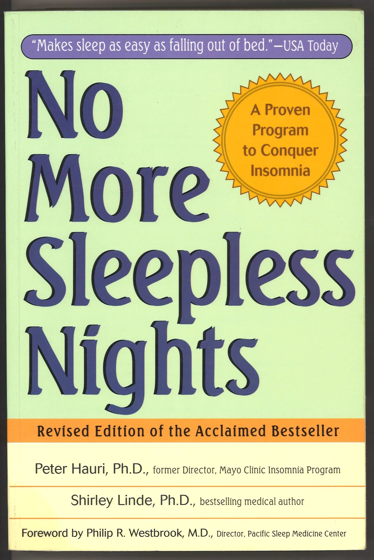 No More Sleepless Nights