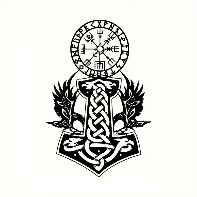 Nordic Crow Metal Wall Decor - The Bookstore
