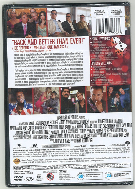 Ocean's Thirteen DVD (Full Screen Edition) Steven Soderbergh