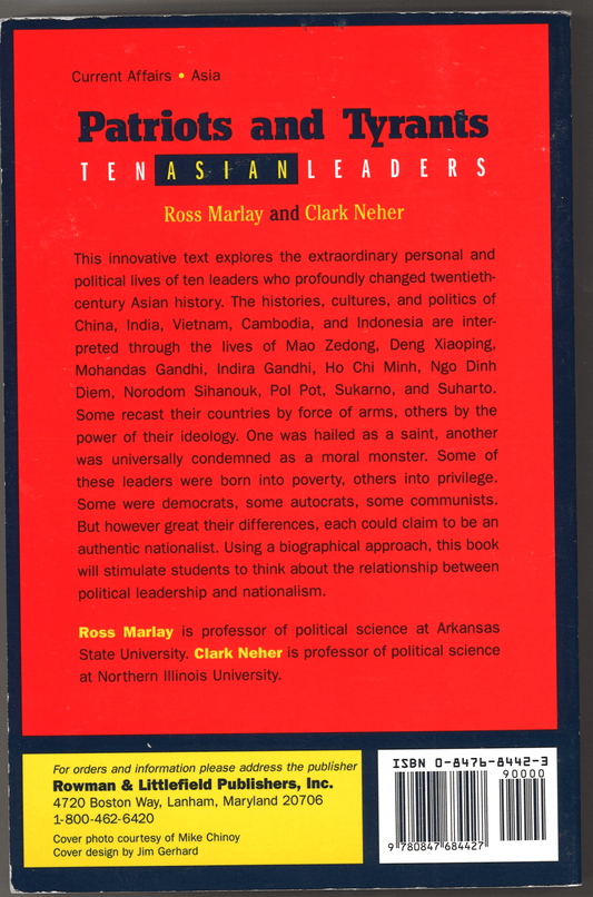 Patriots and Tyrants: The Asian Leaders - The Bookstore