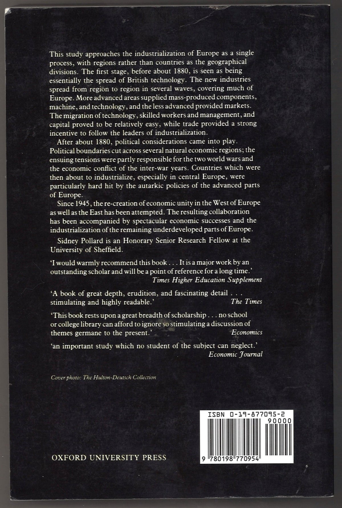 Peaceful Conquest: The Industrialization of Europe, 1760 - 1970 - The Bookstore