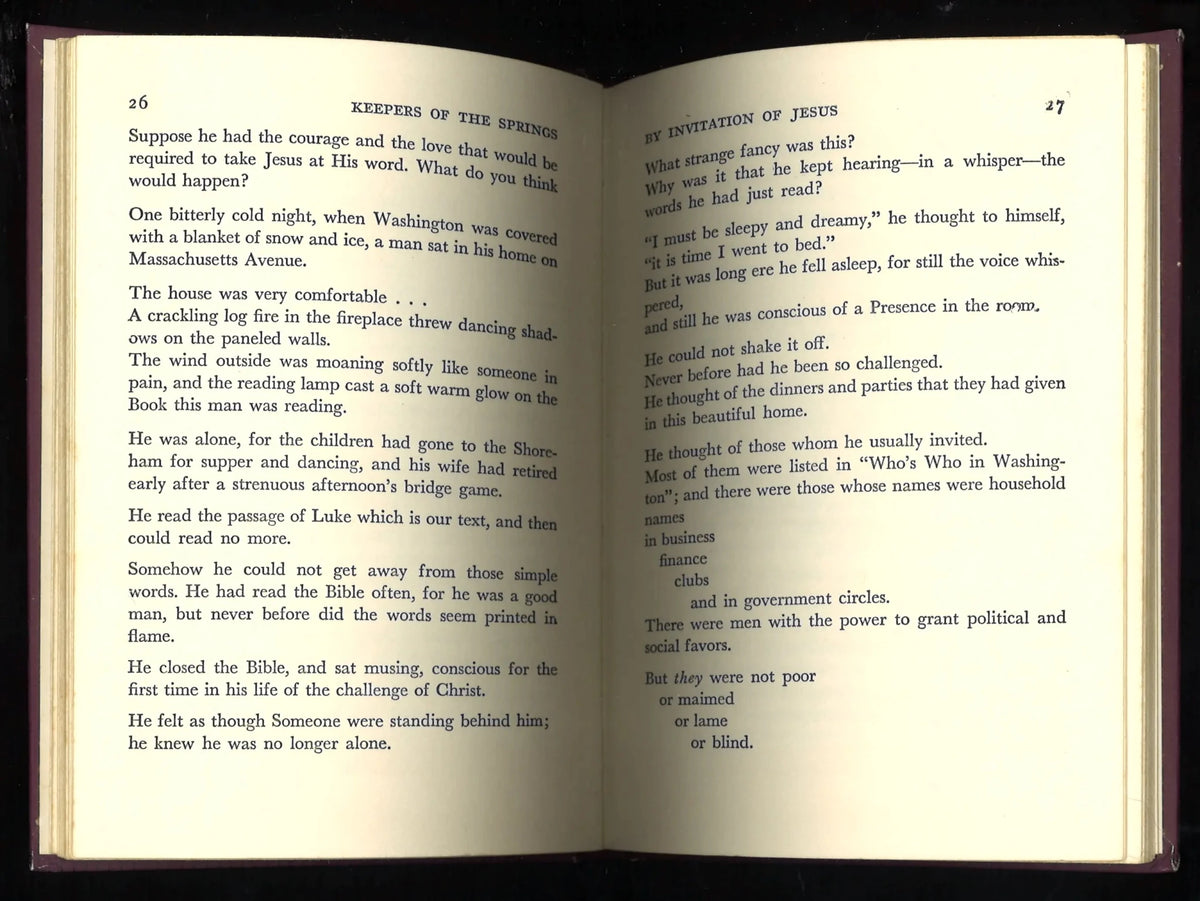 Peter Marshall's Keepers of the Springs and Other Messages - The Bookstore