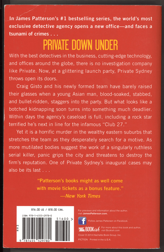 Private Down Under (Private Australia, 1) - The Bookstore