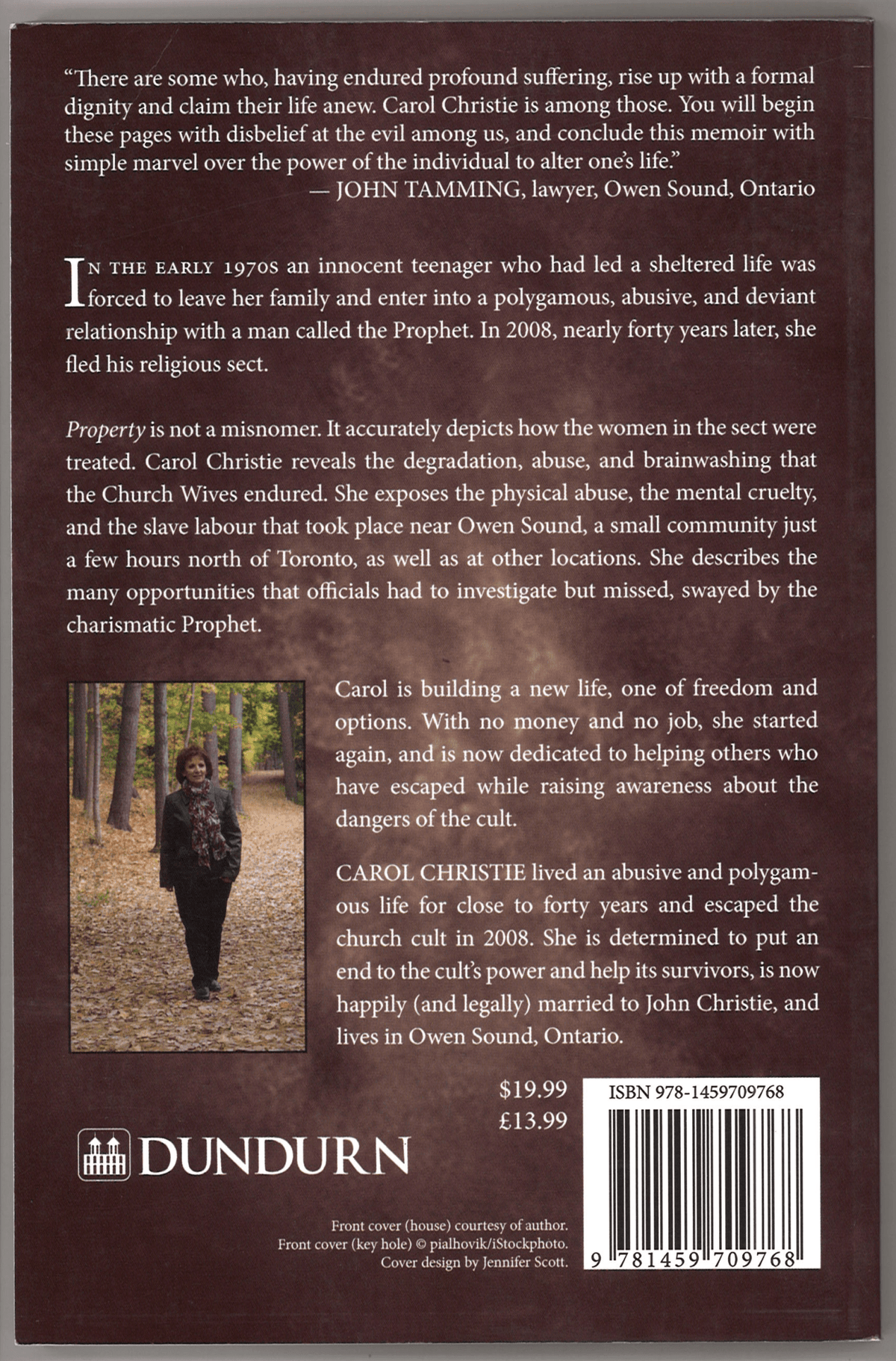 Property: The True Story of a Polygamous Church Wife - The Bookstore