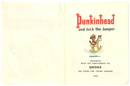 Punkinhead and Jock The Jumper Charles Thorson, Eaton's of Canada