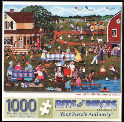 Puzzle: Annual Family Reunion - Shiela Lee (1000pcs) - The Bookstore