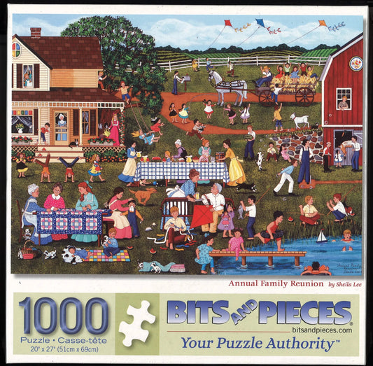 Puzzle: Annual Family Reunion - Shiela Lee (1000pcs) - The Bookstore