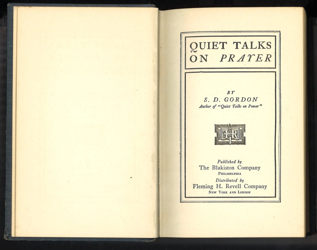 Quiet Talks on Prayer (circa 1942-1945) - The Bookstore