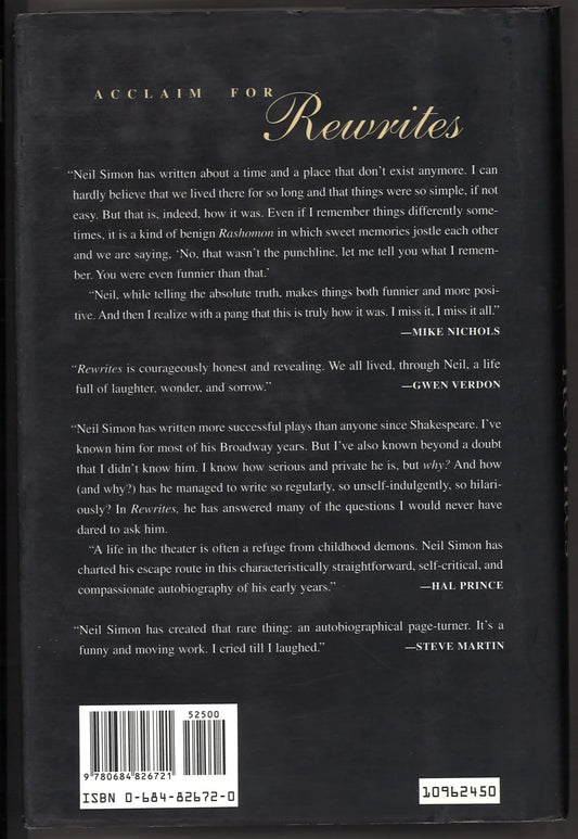 Rewrites: A Memoir - The Bookstore