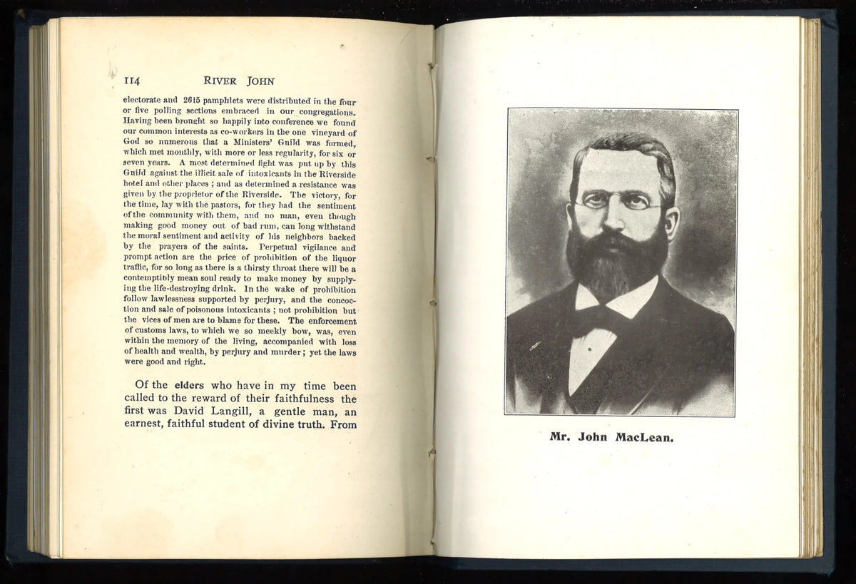 River John: Its Pastors and People (1911) First Edition - The Bookstore