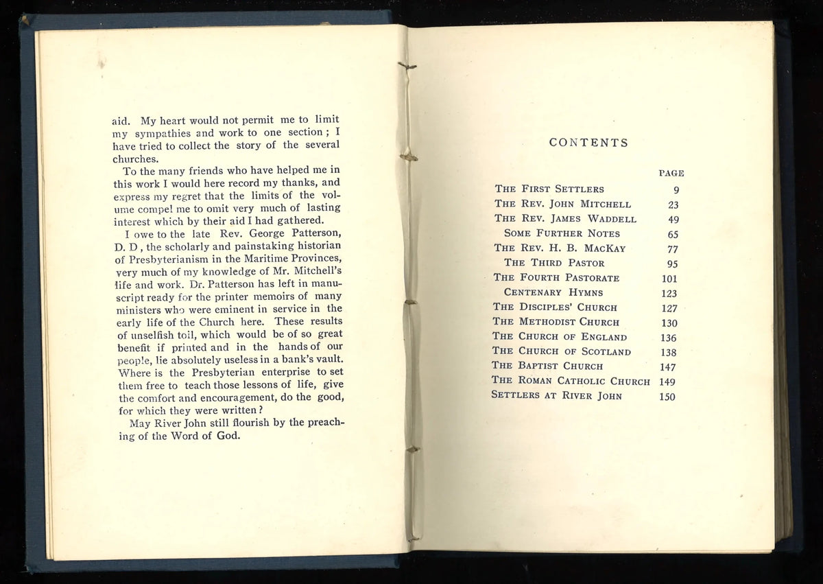 River John: Its Pastors and People (1911) First Edition - The Bookstore