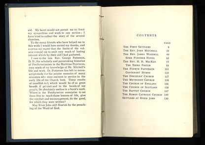 River John: Its Pastors and People (1911) First Edition - The Bookstore