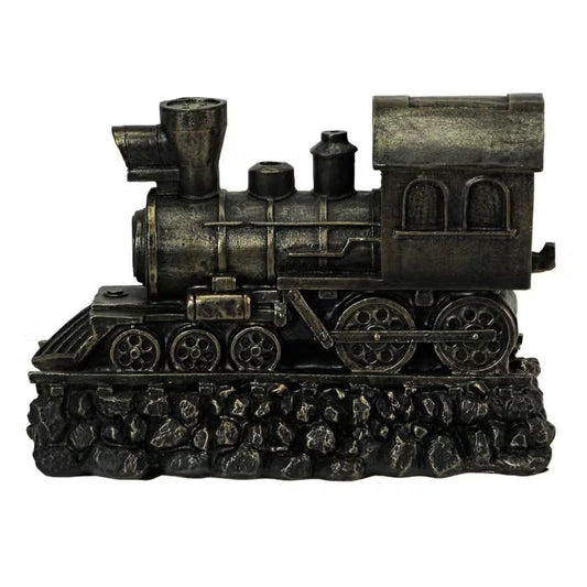 Steam Locomotive Bronze Bookends Set Geckos