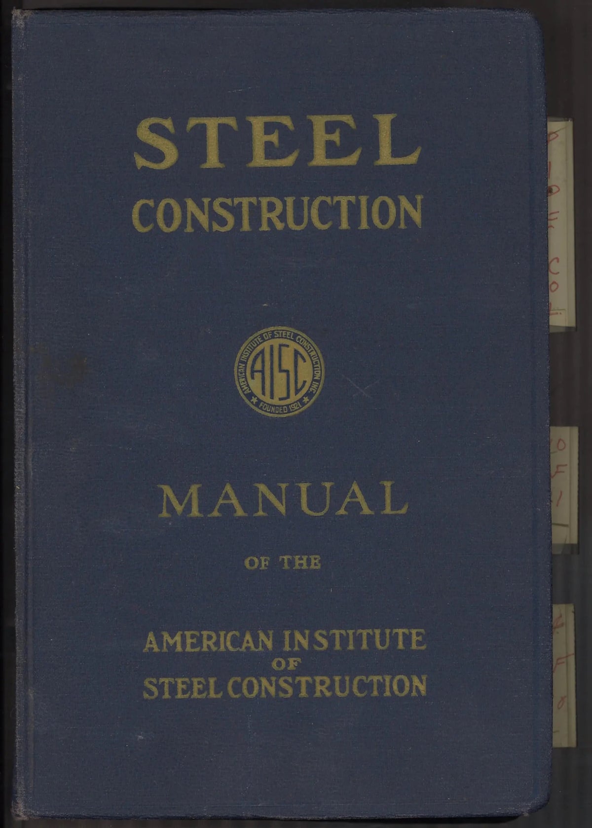 Steel Construction Manual of The American Institute of Steel Construction (5th Edition) - The Bookstore
