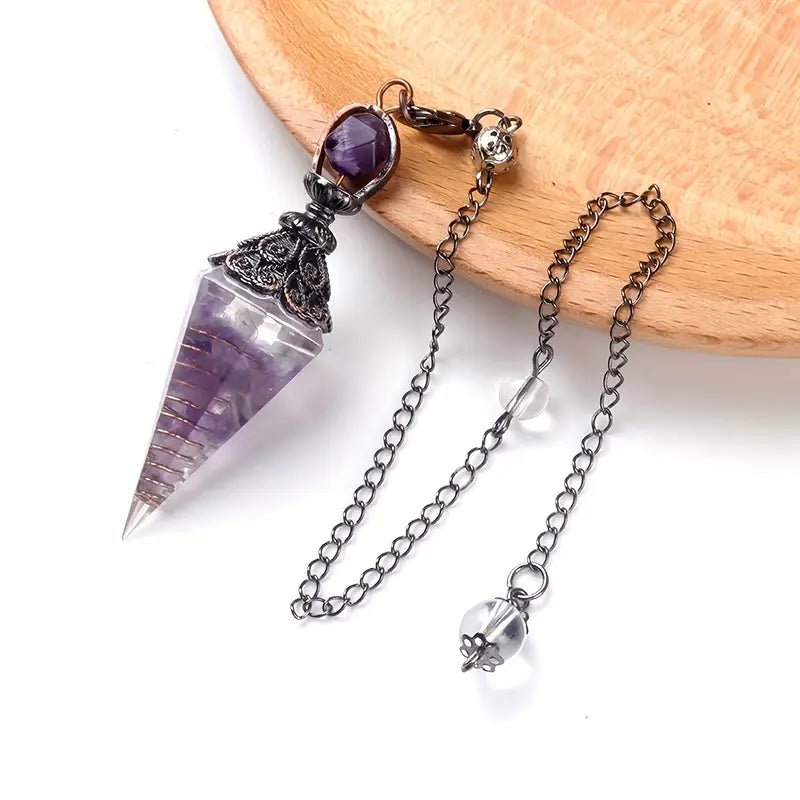 Stone Bead Orgonite Pendulums - The Bookstore