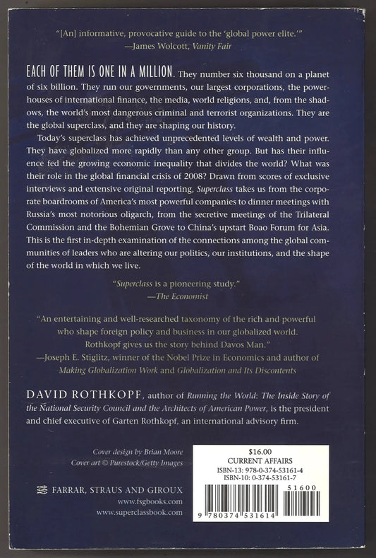 Superclass: The Global Power Elite and the World They Are Making - The Bookstore